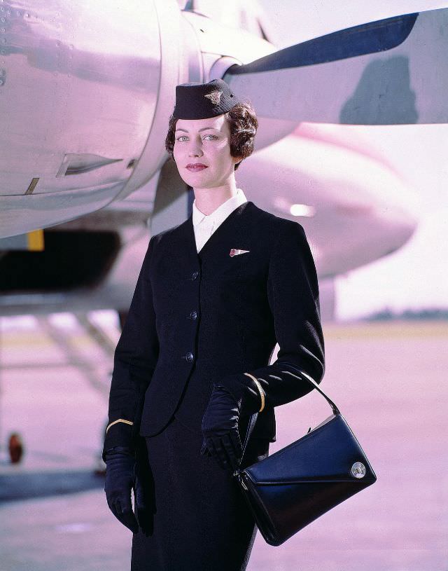 Air Hostess Uniform 1959 Winter