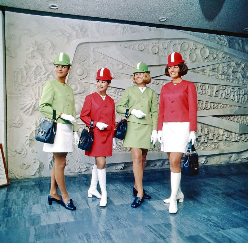 Air Hostess Uniform 1970 Lollipop