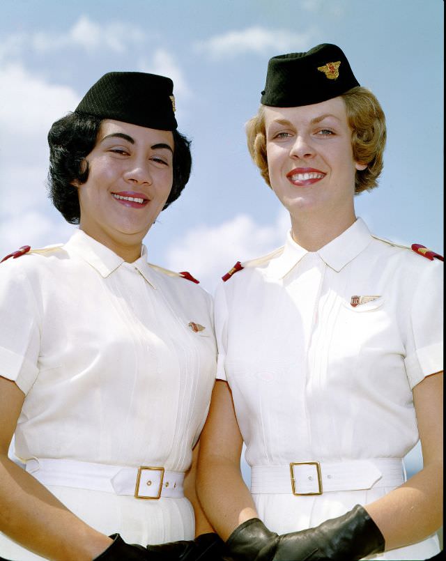 Air Hostess Uniform 1959 Summer