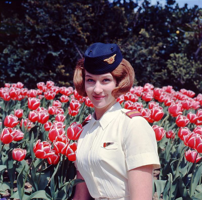 Air Hostess Uniform 1959 Summer