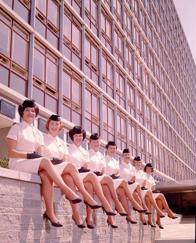 Air Hostess Uniform 1959 Summer