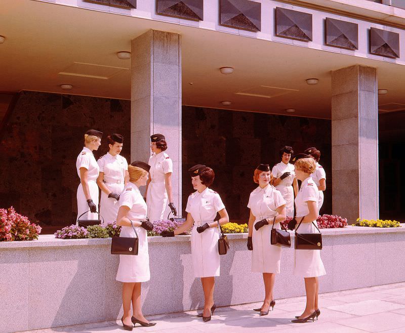 Air Hostess Uniform 1959 Summer