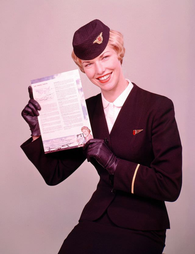 Air Hostess Uniform 1959 Winter