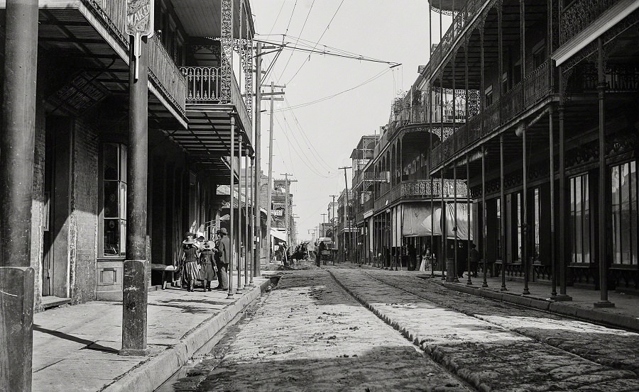 227 Royal Street in the French Quarter, New Orleans, 1890s.