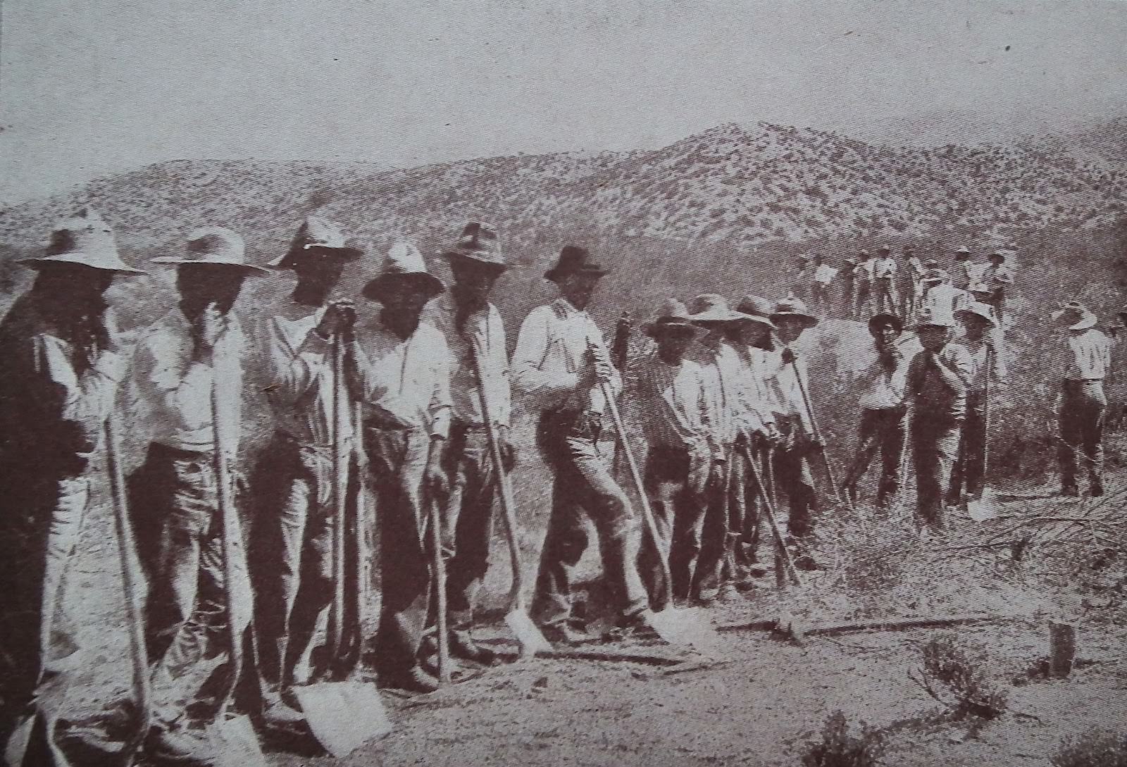 Apache Indian workers in Arizona.