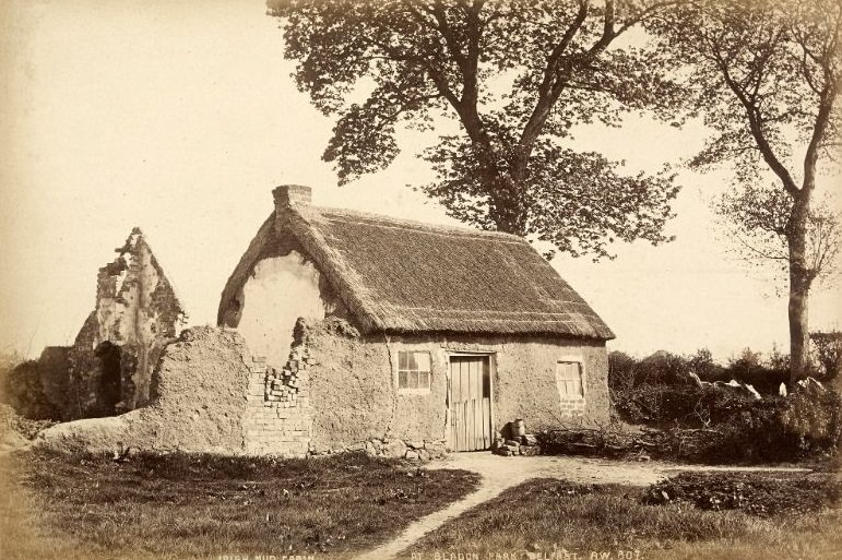 Irish Mud Cabin at Bladon Park, Belfast