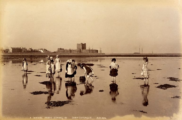 A Wedding Party coming in, Carrickfergus