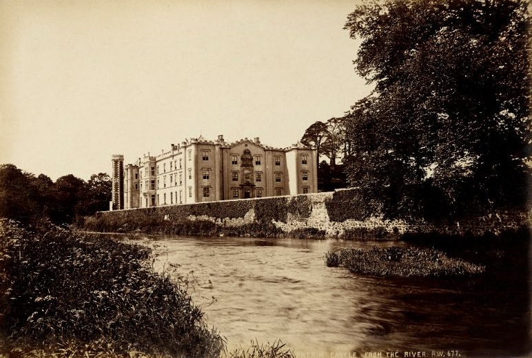 View of Antrim Castle from the river, Antrim