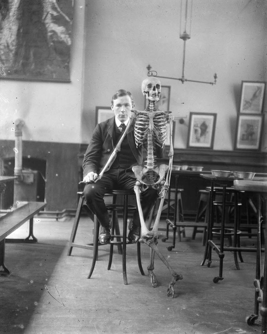 Medical student John Joseph Clarke, 1900.