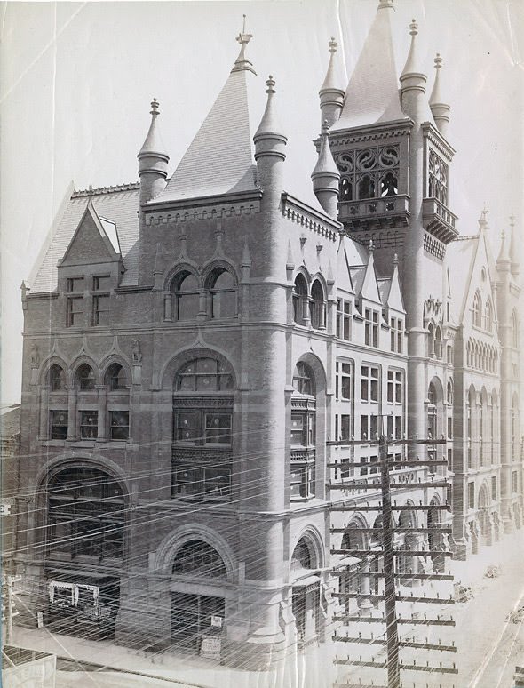 Confederation Life Building in Toronto, Ontario, 1890s.