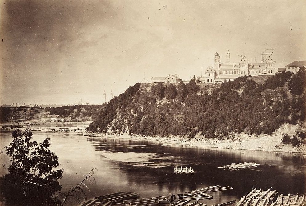 Barrack Hill Ottawa, 1860.