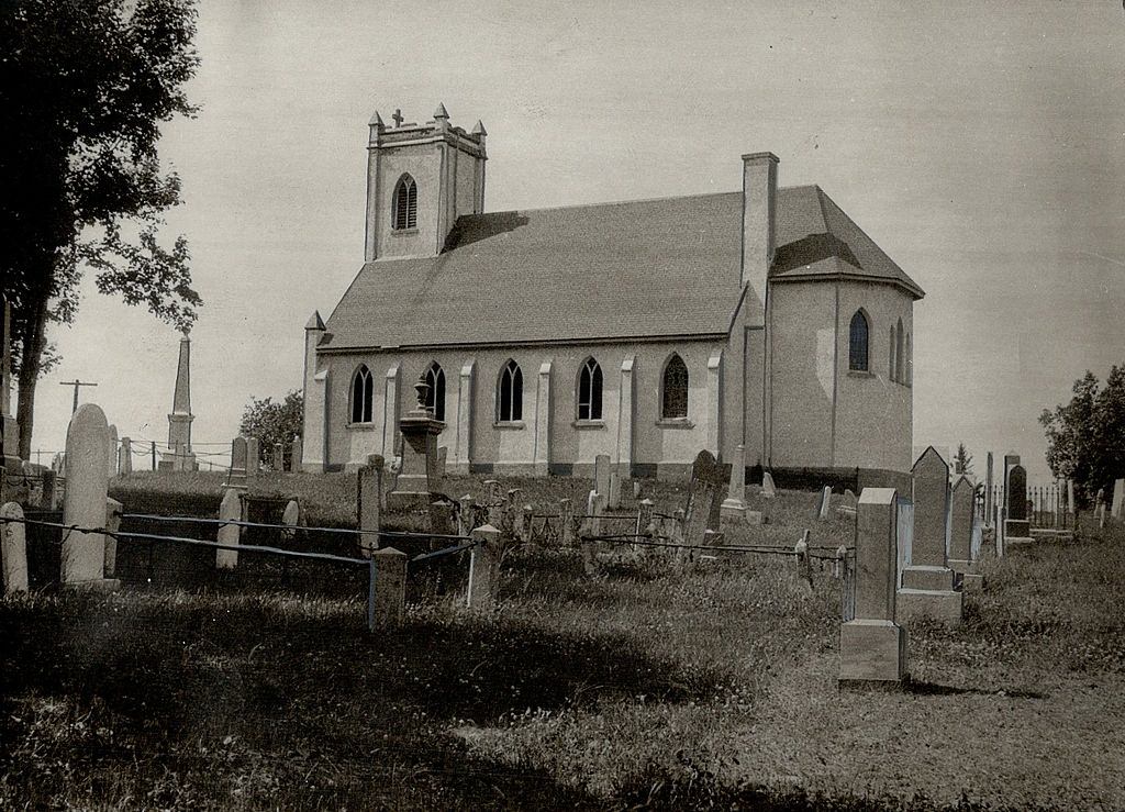 St. John's Anglican church in west of Kingston, Ontario, 1899.