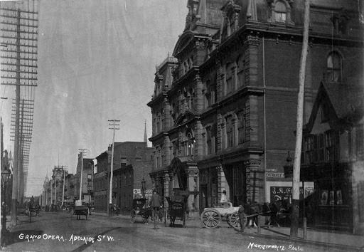 Grand Opera House, Toronto, Ontario, 1880s.