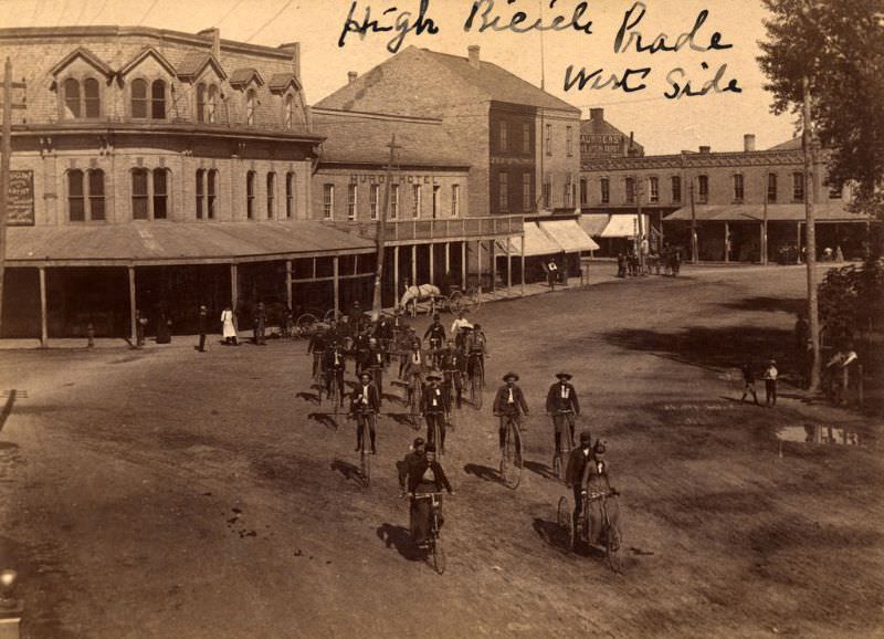 Courthouse Square in Goderich, Ontario, 1890s.