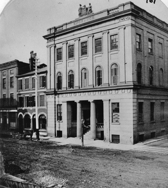 The Toronto Stock Exchange, 1870s.