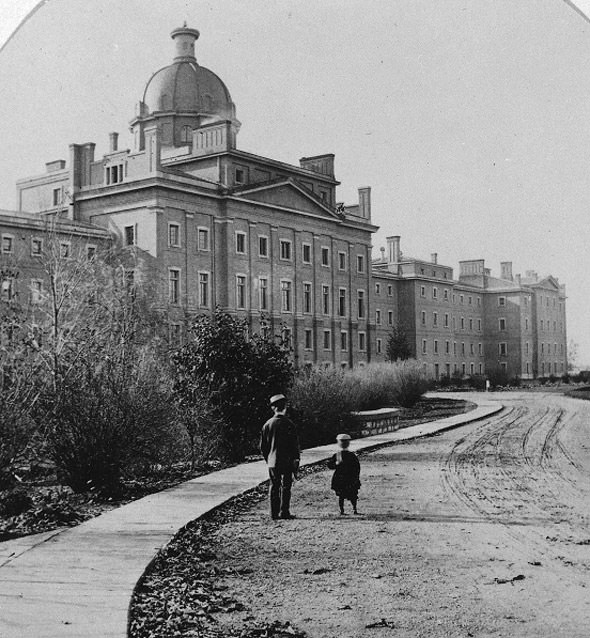 Provincial Lunatic Asylum (999 Queen West), Ontario, 1860s.