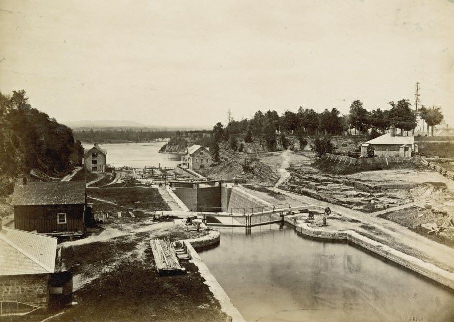 Entrance to the Rideau Canal, 1890s