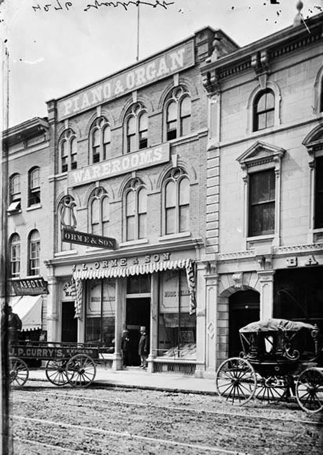 Orme's Piano Store on Sparks St., 1897