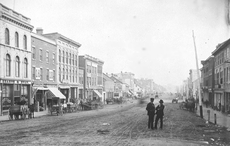 Rideau Street, 1876.
