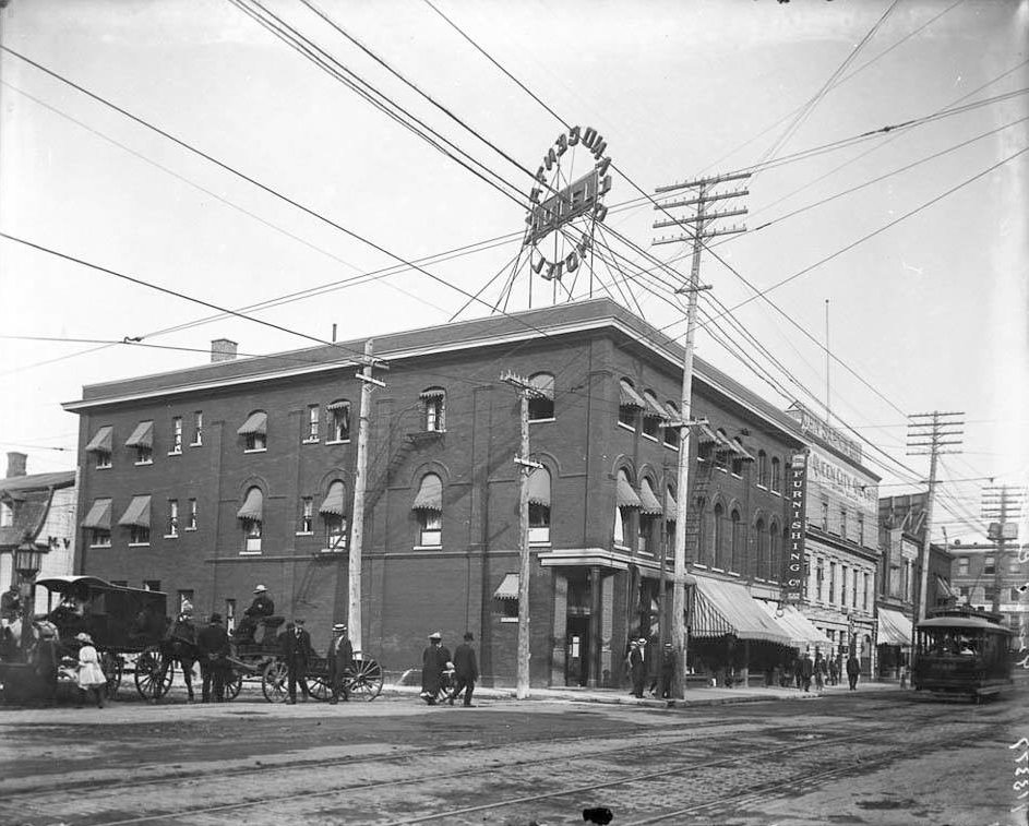 The Grand Hotel on Sussex Dr. at Rideau St., 1890s.