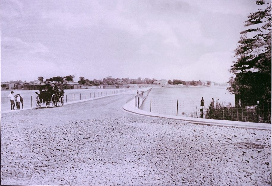 Dow's Lake causeway, 1890s
