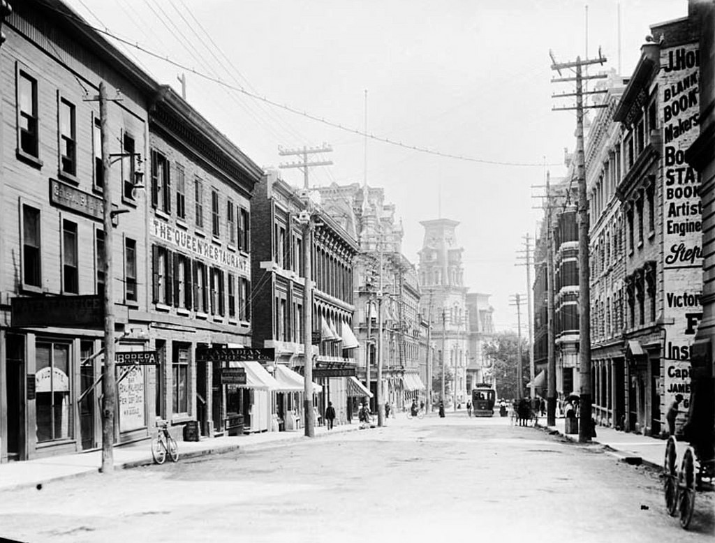 Elgin St. looking south from Wellington Street, 1890s