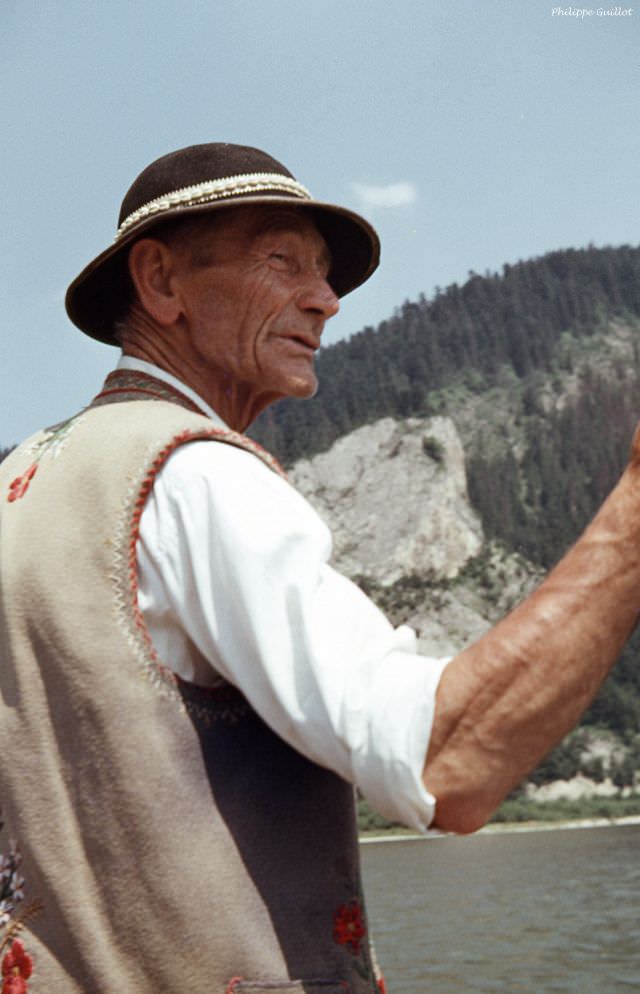 Boatman of Dunajec. Warsaw, July 1970