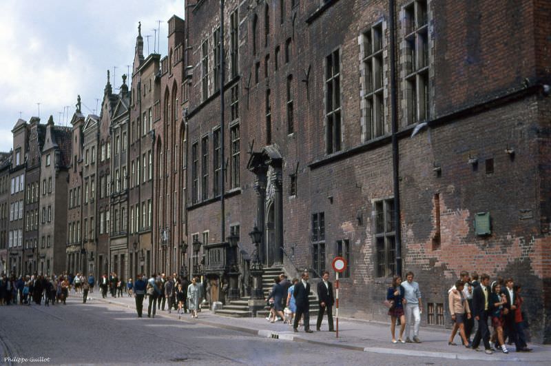 Town Hall Square. Gdansk, July 1970