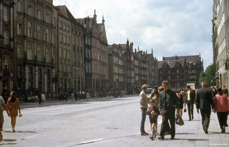 Town Hall Square. Gdansk, July 1970