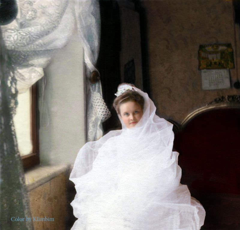 A young bride in Russia, 1903