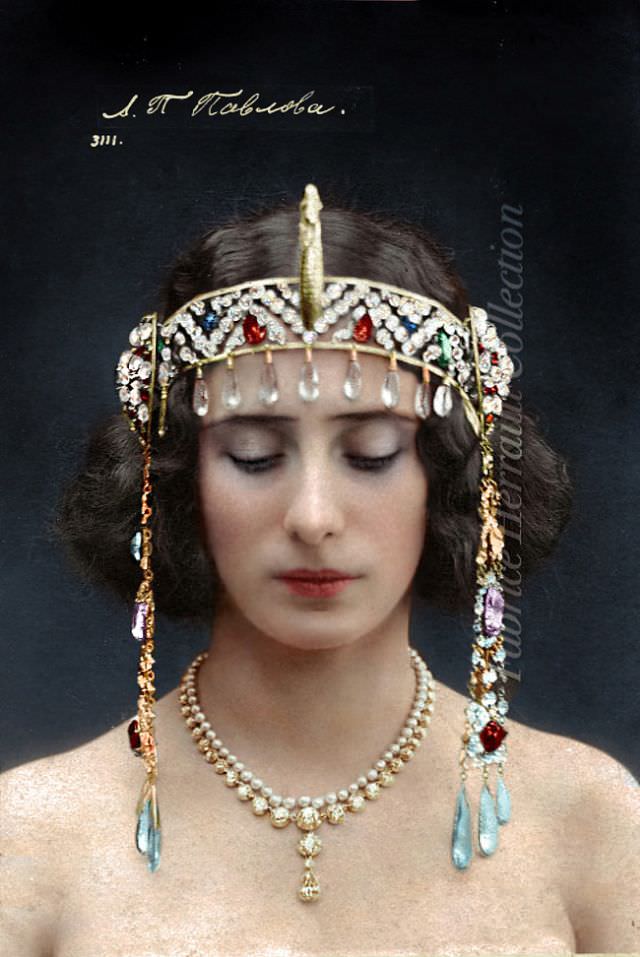 Anna Pavlova in 'The Pharaoh's Daughter', 1910