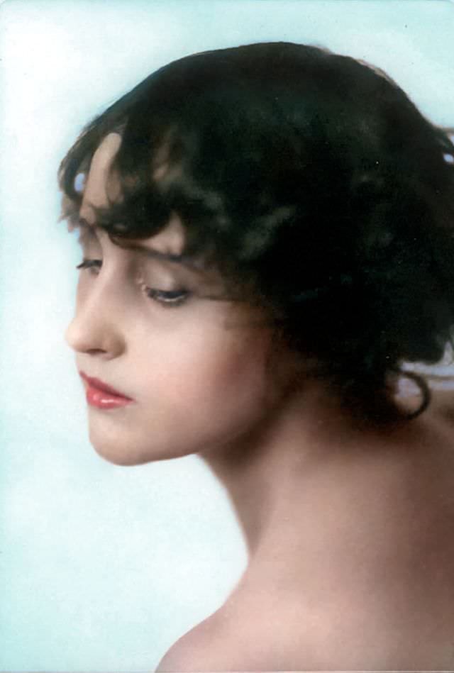 Vera Kholodnaya, Russian silent movie star, 1916