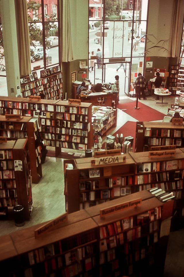 Café Espresso on Hearst at Euclid, Berkeley, February 1975