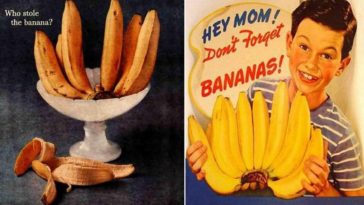 vintage banana ads