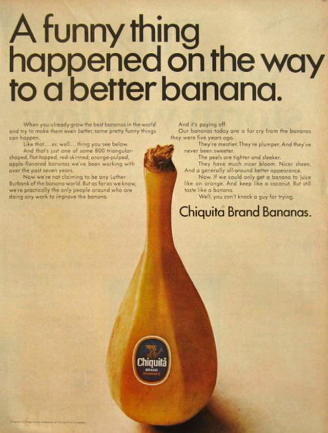 A funny thing happened on the way to be a better banana.