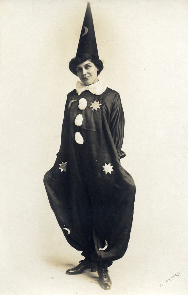 Gertie Holt wearing fancy dress