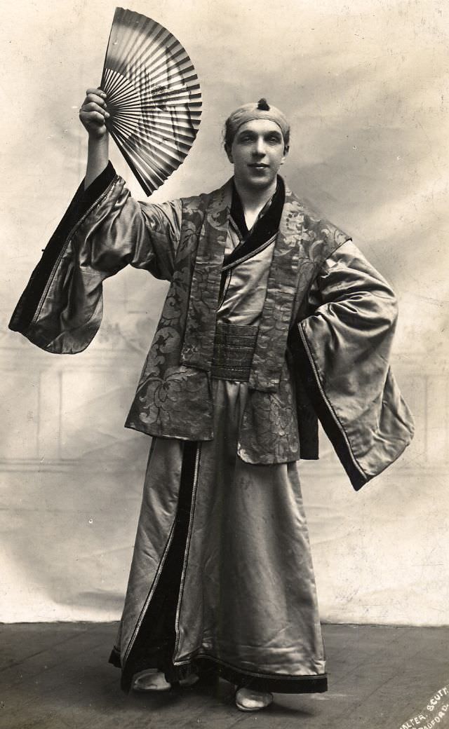 Man dressed as a Chinaman