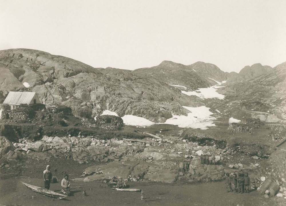 Near the settlement of Kangeq, 1890s
