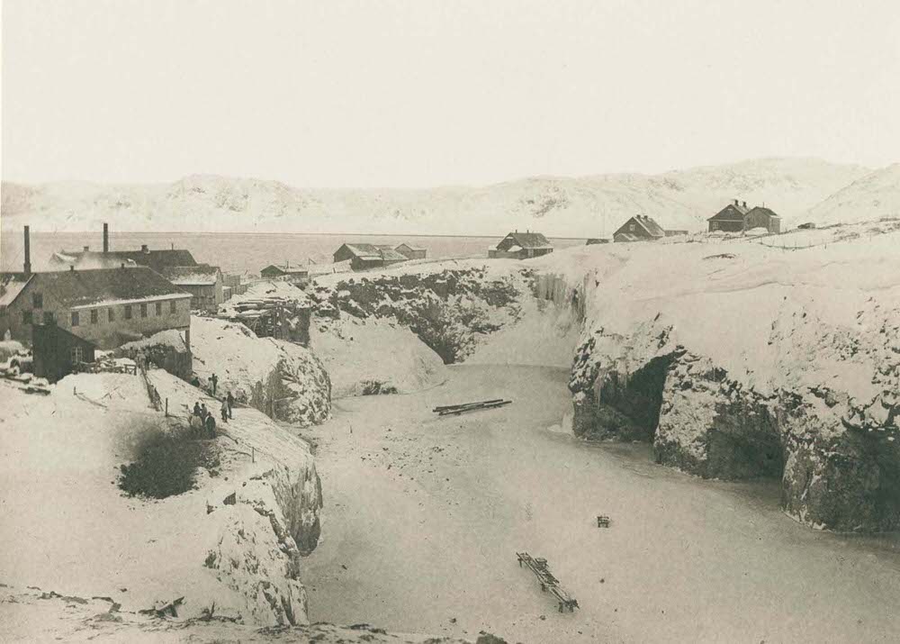 The cryolite quarry at Ivittuut, 1890s