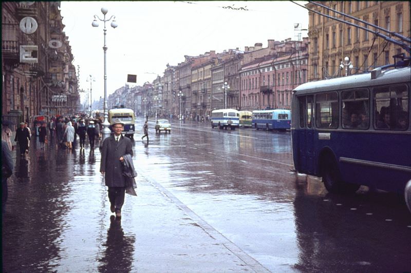 Street in Leningrad, 1963