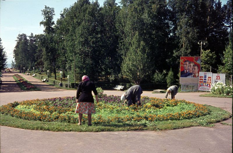 A park in Zelenogorsk near Leningrad, 1963