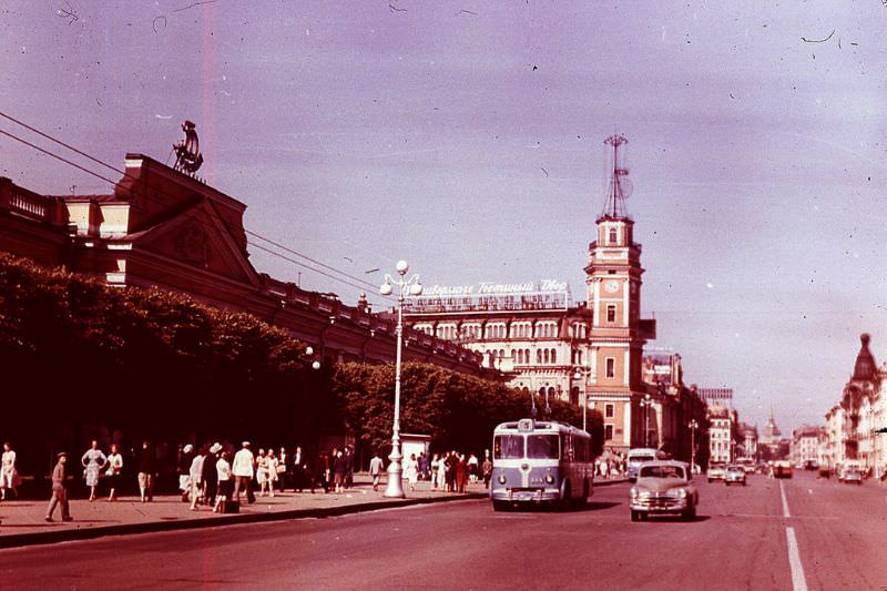 Nevsky Prospect, Leningrad, 1968