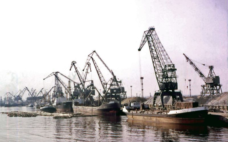The port of Leningrad