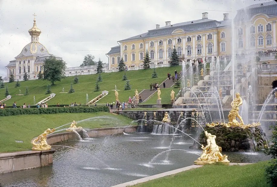 The Grand Cascade at Peterhof.