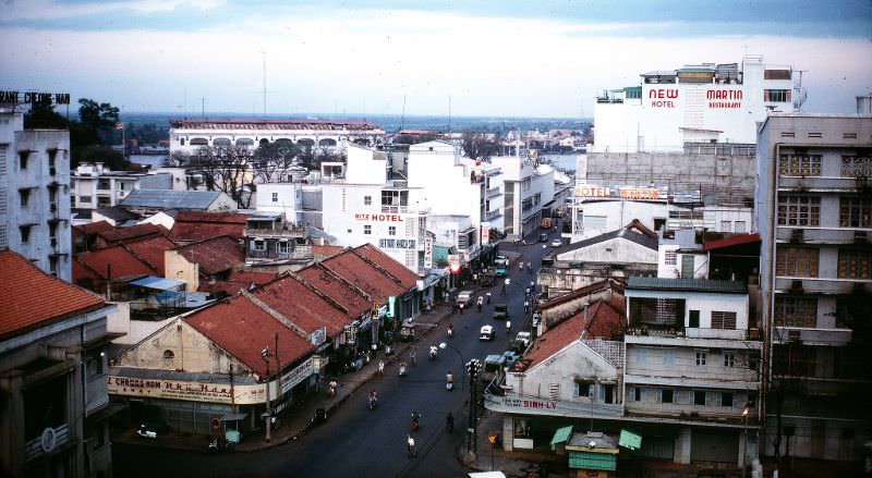 Saigon from hotel balcony, 1968