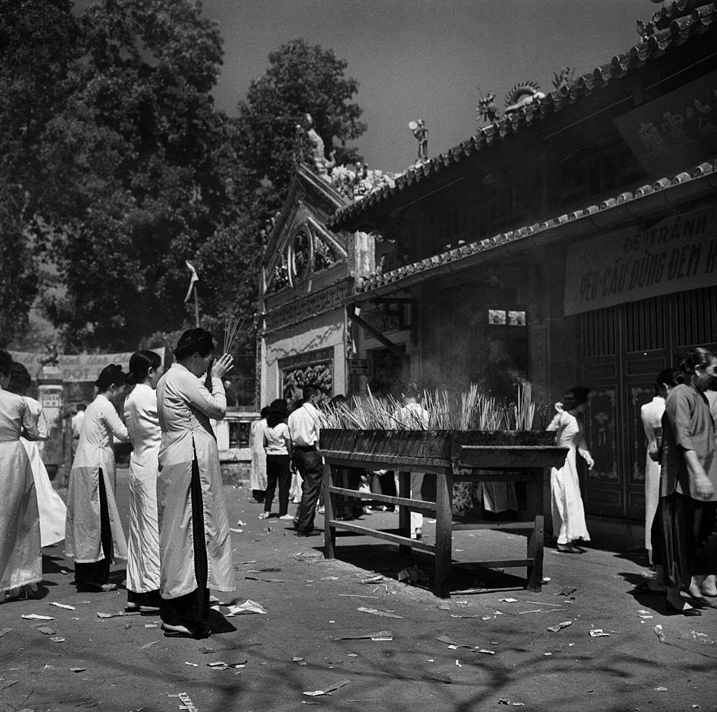 Pagoda, Saigon, 1961.