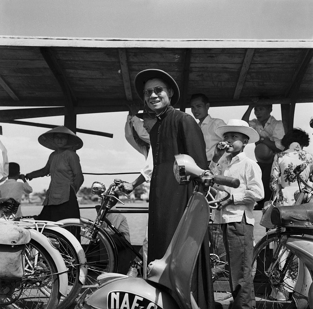 On the Mekong, Saigon, 1961.