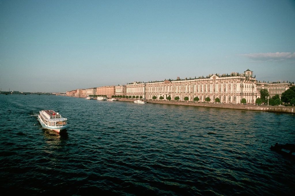 The Winter Palace houses the Hermitage Museum, 1975.