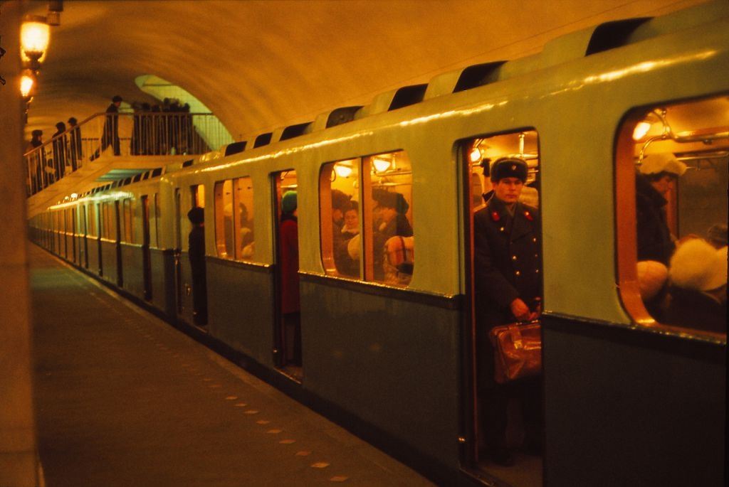 Underground Railway, Leningrad, 1970.