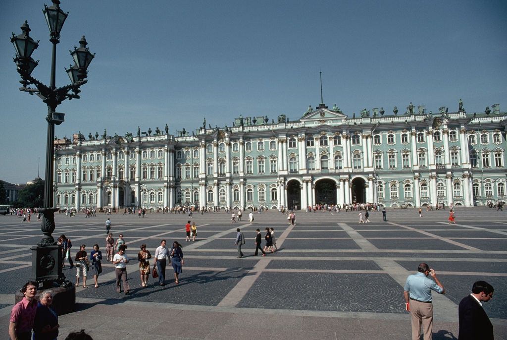 The Winter Palace houses the Hermitage Museum, 1979.